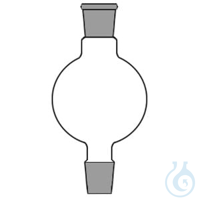 Pallone per incolonnamento in vetro Duran ml.100 coni NS29/32