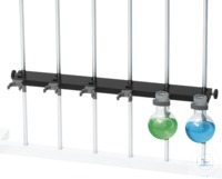 PVC-Schiene für Stativgestell Zur Befestigung von Halteklammern für Glasgefäße