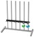 Support base for IRB 6 Base with 6 support rod (stainless steel). 
Length of the rods approx. 75...