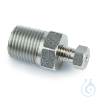 Fittings Valco Male Pipe to Valco Internal Adapter 1/8"NPT male to 1/16"ZDV...