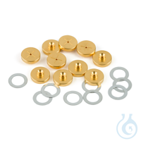 Inlet Seals 0.8mm Gold Plated Cross Disk Pack of 10 for HP GCs Frachtkosten...