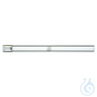 Split Liner w/Glass Frit 4mm x 6.3 x 78.5 for Varian GCs Deact. 5pk...