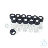 1.0ml Micro-Vial Borosilicate Glass Screw Thread Graduated With Open Top...