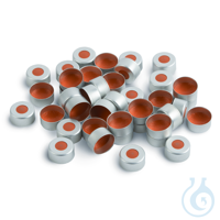 Aluminum Crimp Seals 11mm PTFE/Rubber Pack of 100 Frachtkosten pro...