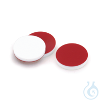 Vial Cap Septa 8mm Red PTFE/Silicone Pack of 100 Frachtkosten pro Bestellung:...