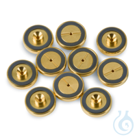 Gold Plated Inlet Seals Dual Vespel Ring 0.8mmID 10pk Frachtkosten pro...