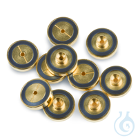 Gold Plated Inlet Seal Dual Vespel Ring 1.2mm ID 10pk Frachtkosten pro...