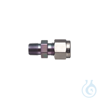 Sulfinert Fitting 1/4" to 1/8" NPT Male Connector Sulfinert Coated...