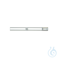 Split Liner w/Frit 3.4mm x 5.0 x 54 for Varian GCs Deact. 5pk Frachtkosten...