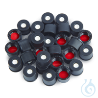 Vial Cap & Septa 8-425 Black Top Hat PTFE Sil Septa Closure 100Pack...