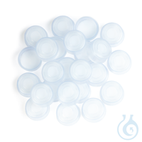 Snap Top Vial Cap 11mm Clear Polypropylene 10mil PTFE Pack of 100...