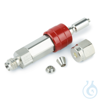 Parker Fitting Stainless Steel 1/8" Male Quick Coupling with Shutoff...