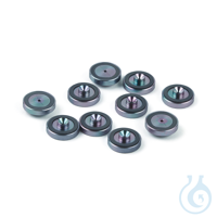 Inlet Seals Dual Vespel Ring 0.8mm Siltek Treated Cross Disk 10pk...