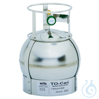 TO-Can Canister 1 Liter 1/4" Swagelok SS4H Bellows Valve 2-port only...