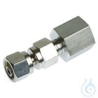 Ashcroft Gauge Connector to Canister Valve SS Connects 1/4" Male NPT to 1/4"...