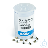 Graphite Ferrule 0.3mmID for M4 Fitting for 8000 and Trace 2000 GCs 10pk...