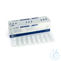 Norm-Ject Plastic Syringe 5mL Luer Slip Centric Tip 100pk Frachtkosten pro...