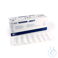 Norm-Ject Plastic Syringe 10mL Luer Slip Eccentric Tip 100pk Frachtkosten pro...