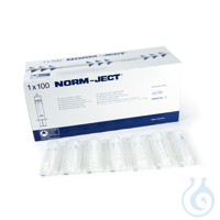 Norm-Ject Plastic Syringe 20mL Luer Slip Eccentric Tip 100pk Frachtkosten pro...