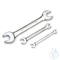 Metric Wrench Set 3pk 6x7mm 8x10mm 16x17mm Double Open End Wrenches...