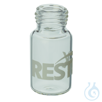 Headspace Vials 10mL (22x45) Screw Thread Clear Glass 100-pk Rounded Bottom...