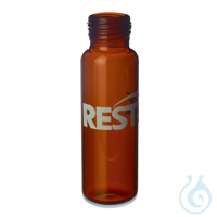 Headspace Vials 20mL (22x75) Screw Thread Amber Glass 100-pk Rounded Bottom...