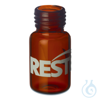 Headspace Vials 10mL (22x45) Screw Thread Amber Glass 100-pk Rounded Bottom...