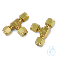 Swagelok Fitting Brass 1/4" Tee 2-pk Frachtkosten pro Bestellung: 12,50 €...