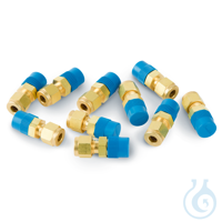 Swagelok Fitting Brass 1/4" to 1/4" NPT Male Connector 10-pk Frachtkosten pro...