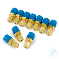 Swagelok Fitting Brass 1/8" to 1/4" NPT Male Connector 10-pk Frachtkosten pro...
