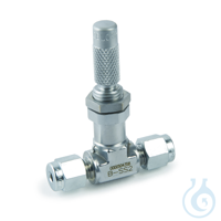 Swagelok Valve 1/8" Chrome-Plated Brass Straight Metering Frachtkosten pro...
