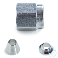 Swagelok Fitting Stainless Steel 1/8" Nut and Ferrule Set 5-pk Frachtkosten...