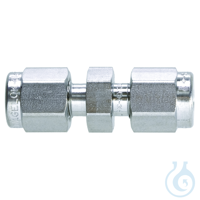 Swagelok Fitting Stainless Steel 1/8" Union 2-pk Frachtkosten pro Bestellung:...