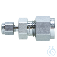 Swagelok Fitting Stainless Steel 1/4" to 1/16" Reducing Union 2-pk...