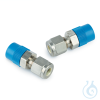 Swagelok Fitting Stainless Steel 1/4" to 1/4" NPT Male Connector 2-pk...