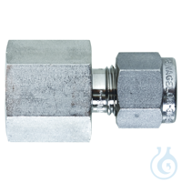 Swagelok Fitting Stainless Steel 1/4" to 1/4" NPT Female Connector 2-pk...