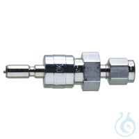 Swagelok Fitting Stainless Steel 1/8" Male Quick Coupling w/o Shutoff ea...