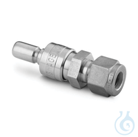 Swagelok Fitting Stainless Steel 1/4" Male Quick Coupling w/o Shutoff ea...