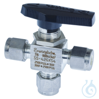 Swagelok Valve 3-Way SS Ball 0.35 Cv 1/4" Tube Fitting Frachtkosten pro...