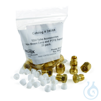 TDU Tube Accessories 1/4in Brass Cap and PTFE Ferrule 20pk Frachtkosten pro...