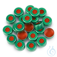 Caps Crimp Seal 11mm Green PTFE/RR Pack of 100 Frachtkosten pro Bestellung:...