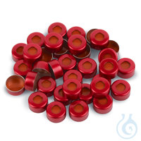 Caps Crimp Seal 11mm Red PTFE/RR Pack of 100 Frachtkosten pro Bestellung:...