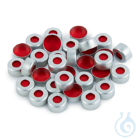 Aluminum Crimp Seals 11mm Silver PTFE/Silicone/PTFE Pack of 100 Frachtkosten...