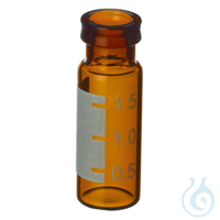 Vials Crimp Top 12x32mm/2.0mL/11mm Ambr w/Mark Pack of 100 Frachtkosten pro...