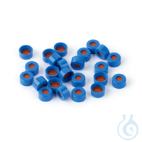 Caps Short Screw 9mm Blue PTFE/Butyl Rubber Liner Pack of 100 Frachtkosten...
