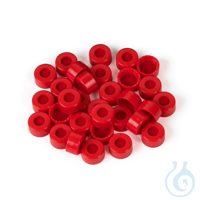 Caps Short Screw 9mm Red PTFE/Sil/PTFE Pack of 100 Frachtkosten pro...