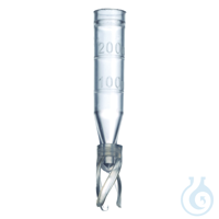 Vial Inserts 250ul Graduated Markings Polypropylene Bottom Spring 100pk...