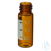 Vial Step 2ml Ambr w/White Grad Mk Spot Pack of 100 Frachtkosten pro...