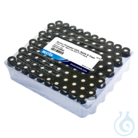 Vial Threaded w/Septa 2ml Clr 8-425 w/Red PTFE/ Sil Septa 0.045" 100 Pack...