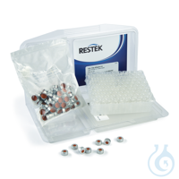 Vial Cap & Septa Kit SilCote Deact 2ml 11mm Clr Crmp Top Vial w/PTFE/Natural...